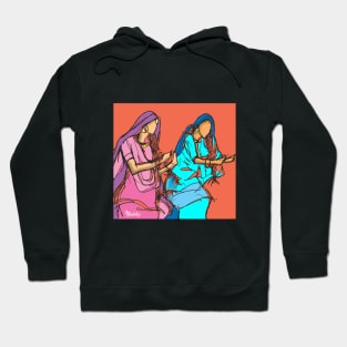 Punjabi girls Giddah dancers Hoodie